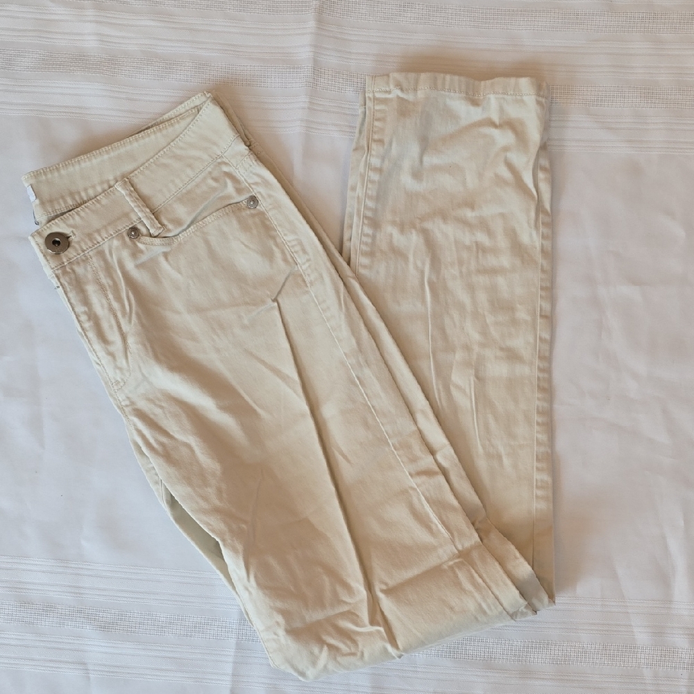 (Women's 4) J. Jill Tan Straight Leg Jeans